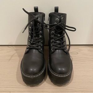 Platform Combat boots